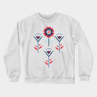 Retro Spring Flowers III Crewneck Sweatshirt